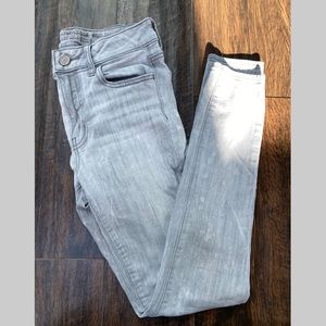 Grey Distressed American Eagle Jeans